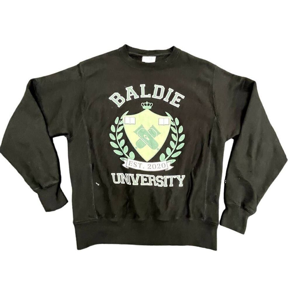 Champion Reverse Weave Baldie University Crewneck Sz Medium